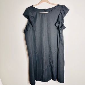 SHEIN Black Ruffle Tank Dress 1XL